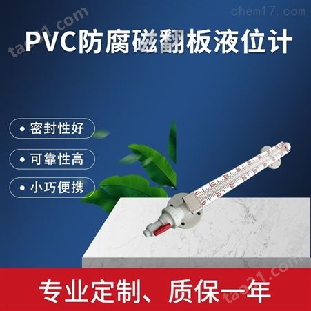 PVC防腐磁翻板液位计UHZ-10V