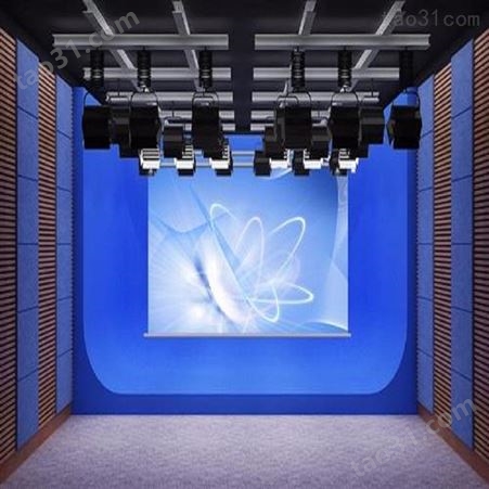 耀诺新闻演播室灯光设计 舞台剧院灯光布置
