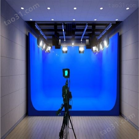 演播室装修 演播厅搭建 摄影棚灯光布置