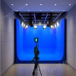 河南演播室装修价格 耀诺 郑州演播厅搭建 摄影棚灯光布置