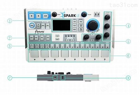 Arturia SPARK LE电子鼓机控制器 专业控制器推荐 专业控制器选购