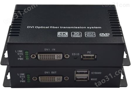 华创视通HC3612 DVI KVM光端机 DVI KVM光端机+USB KVM光端机带PS2  传输距离20KM