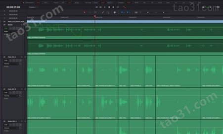 Fairlight音频工具Fairlight Console Audio Editor