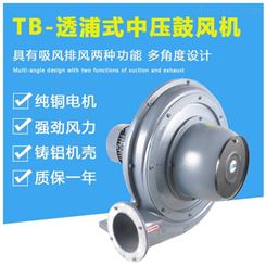 工业除尘中压鼓风机  TB-150/3.7kw中压风机