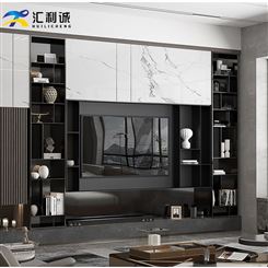 电视机背景壁柜 客厅不锈钢背景壁龛柜定制