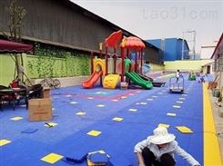 云南悬浮地垫 幼儿园悬浮地板 室外羽毛球场运动拼装地板 了篮球场地垫弹性软塑