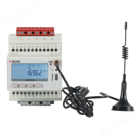 无线计量仪表 安科瑞ADW300 支持2G/NB/4G通讯功能 远程传输