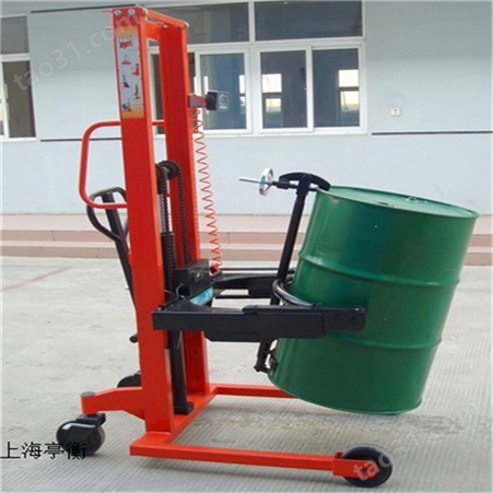 上海产油桶搬运车秤/300公斤倒桶车电子磅秤