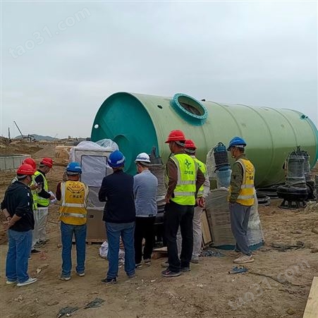 一体化泵站 贝德PPS玻璃钢筒体的一体化预制泵站 一体化污水泵站