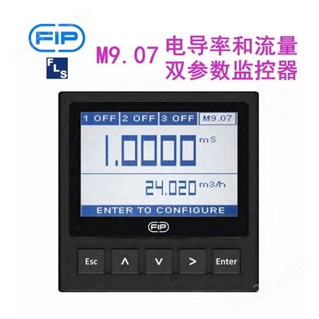 FIP （FLS ）M9.07电导率和流量监视变送器