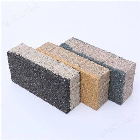 汉阳小青砖 透水砖生产 烧结砖厂家 记中工程