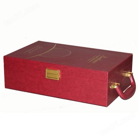 红酒盒批发 定做皮盒 皮盒礼品盒厂家