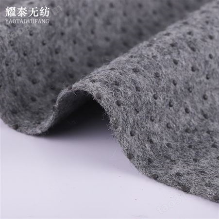 厂家批发防滑地毯 咖啡色滴塑无纺布 定制针刺防滑布
