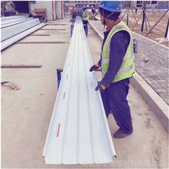 3003铝镁锰板材 抚州 铝镁锰屋面板生产厂家排名 65-400型高立边铝镁锰瓦
