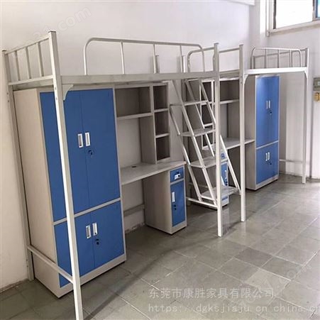 惠州钢管员工连体公寓床实在和康胜公寓床厂家合作