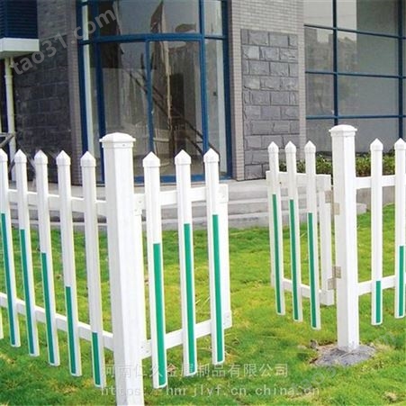 驻马店泌阳PVC草地护栏栏杆 绿色小区草坪围栏城市绿化带护栏