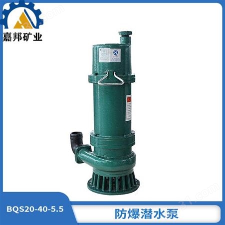 BQS15-22-2.2KW潜水泵 BQS矿用防爆潜水泵价格低 矿用瓦斯泵