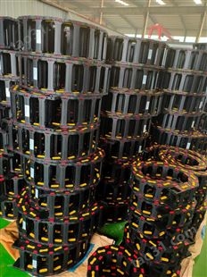 塑料尼龙拖链工程工业电缆保护拖链定制