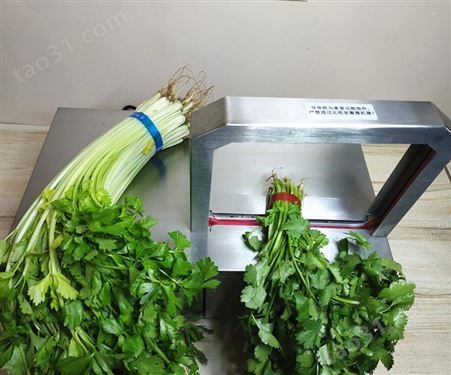 超市青菜打捆机 自动感应小型蔬菜扎捆机