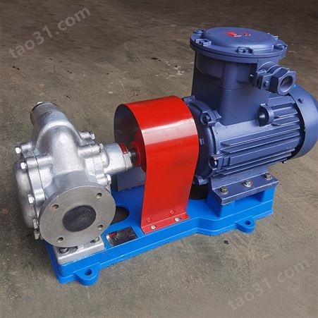 小型铸铁电动抽油泵 KCB涂料齿轮泵定做 卧式电动齿轮油泵 规格多样