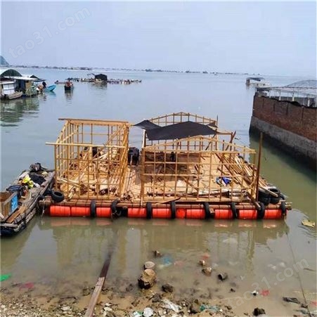 河道拦污屏 工程拦污浮筒安装方案 海上管道浮筒体厂家批发