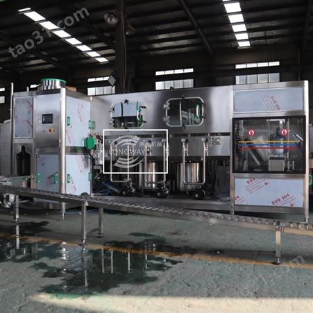 吉林 辽源市300桶桶灌装水生产线  19升 20升 桶装泉水灌装机