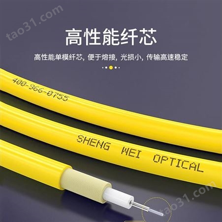 胜为fsc-507电信级光纤跳线 lc-lc单模双芯收发器光纤尾纤 10米