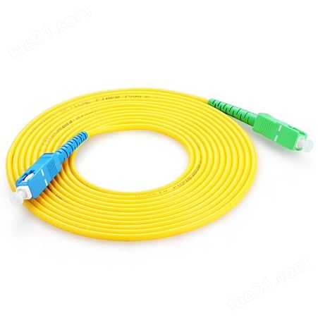 胜为光纤跳线 工程电信级SC/APC-SC/UPC单模单芯光纤线 3米