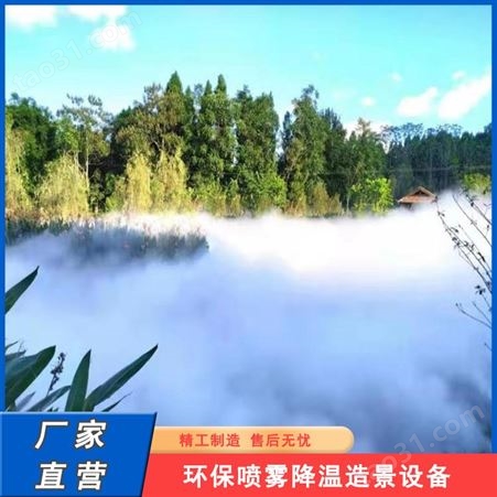 江苏经典喷雾造景 园林景观喷雾造景系统