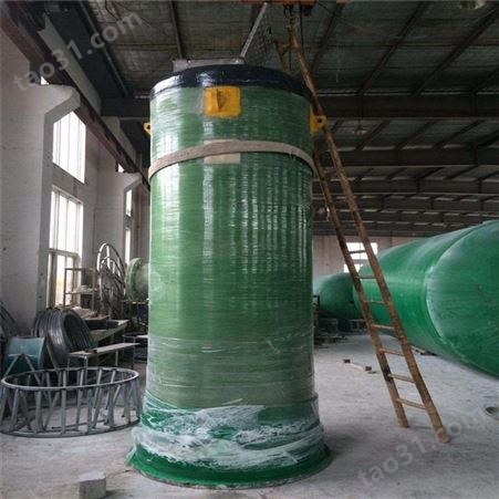 厂家供应 玻璃钢泵井 农业一体化泵站 春田环保 品质