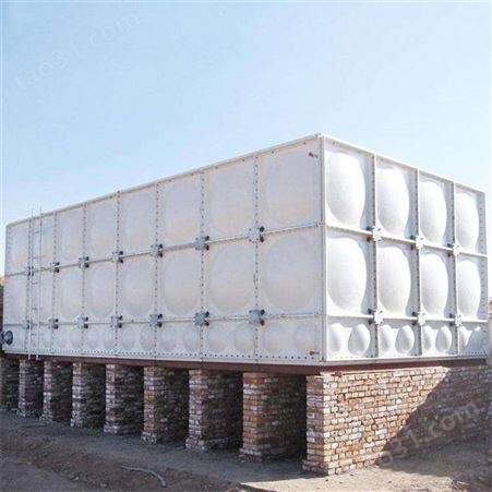 厂家定制 30立方玻璃钢模压水箱 玻璃钢水箱供应商 春田环保 