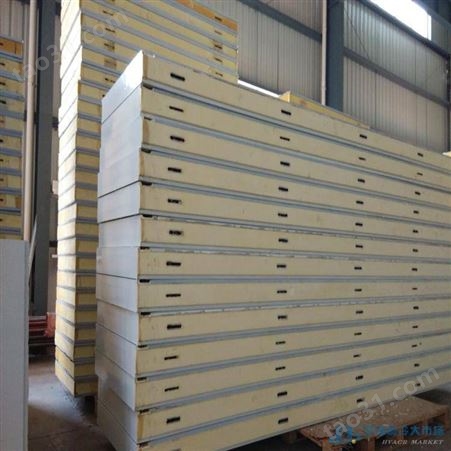 组合式冷库用板 聚氨酯夹芯复合板 彩钢/不锈钢板尺寸定制
