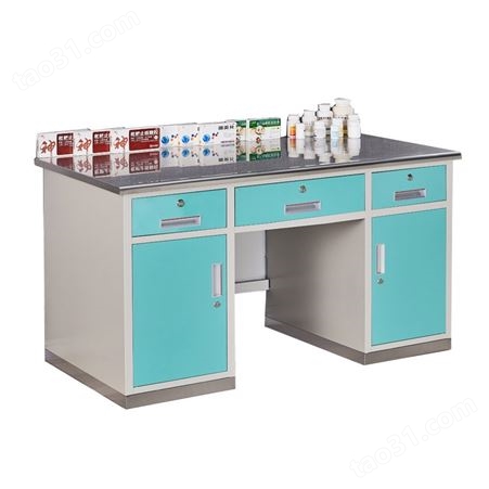 钢制西药柜 诊所药品储存柜调剂柜 治疗室不锈钢处置台