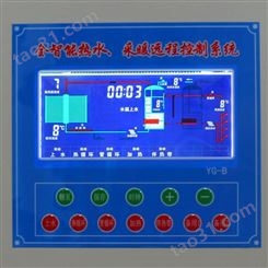河北昱光煤改电工程专用控制柜 液晶屏全中文显示动态运行