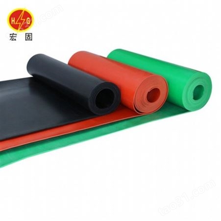 宏铄电力绝缘橡胶垫 5mm国标胶垫 环保耐磨绝缘胶板