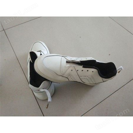 带电作业屏蔽鞋500KV高压屏蔽服用导电鞋白色皮面导电旅游鞋