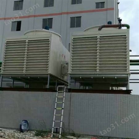 广州耐高温圆形逆流冷却塔 横流式凉水塔 电厂冷却塔