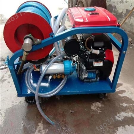 齐齐哈尔工业市政环卫物业污水管道疏通清洗机 水拓高压疏通机设备