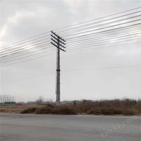 电力钢杆塔 15米10kv钢管杆 厂商