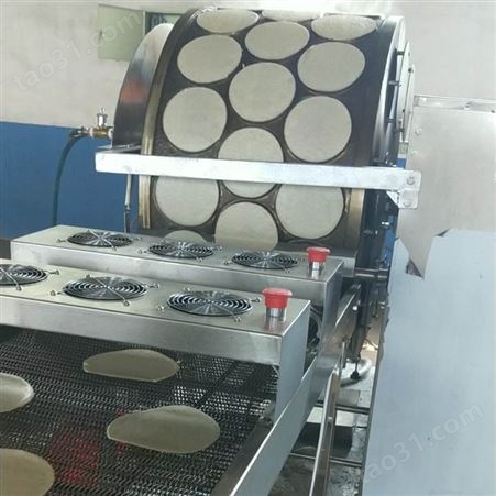 厂家销售荷叶饼机 酒店餐用早餐饼 烙饼机 烤鸭饼机