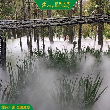 漯河庭院雾森景观系统方案设计 别墅人造雾 智易天成