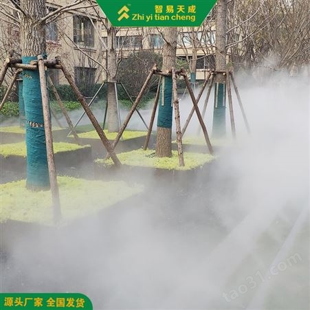 大庆社区雾森景观系统方案设计 休闲山庄造雾机 智易天成