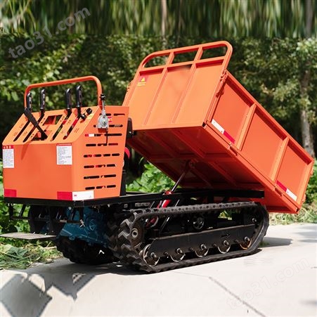 爬山虎履带运输车柴油果园山地工程自卸农用全地形小型自卸搬运车