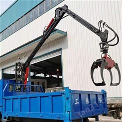 轮式四驱装卸运输一体随车抓木机 4米5米长甘蔗机