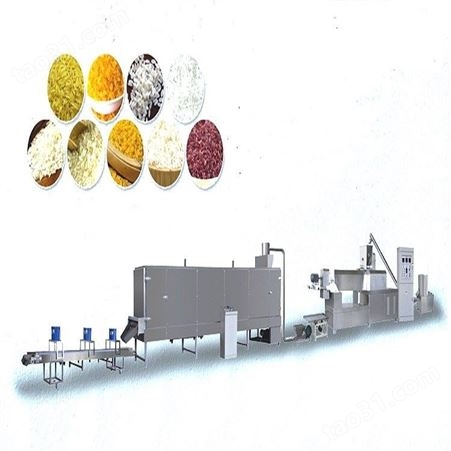熟化再生大米设备自热米饭设备配置人造大米生产线厂家自热米饭膨化机
