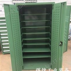 车间工具储物柜重型金属零件柜门