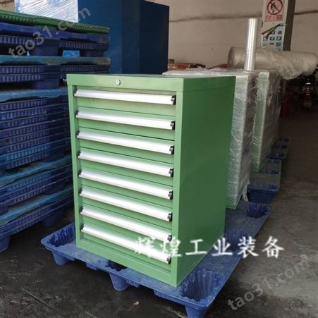 深圳市 辉煌HH-610 重型8抽工具柜车间钳工铁皮收纳柜抽屉式零件柜
