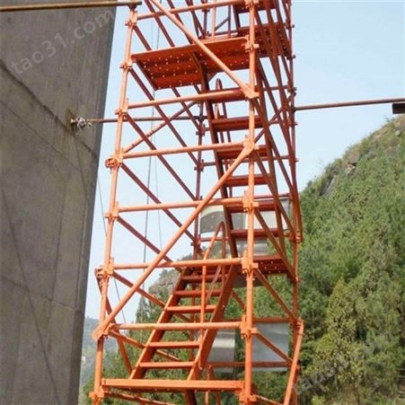 安全爬梯 笼式安全爬梯 桥梁安全爬梯 建筑施工安全爬梯 工地箱式安全爬梯