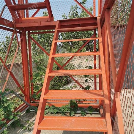 封闭式安全梯笼 加重安全梯笼 地铁基坑梯笼 安全梯笼