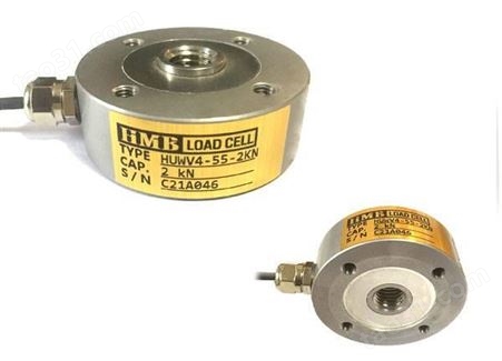 代理日本HMB拉压力传感器HUM1-24-20K/HUM1-24-200K试验机用传感器